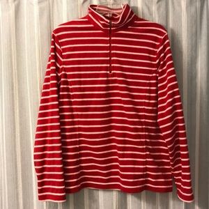3/4 Length zip up fleece top